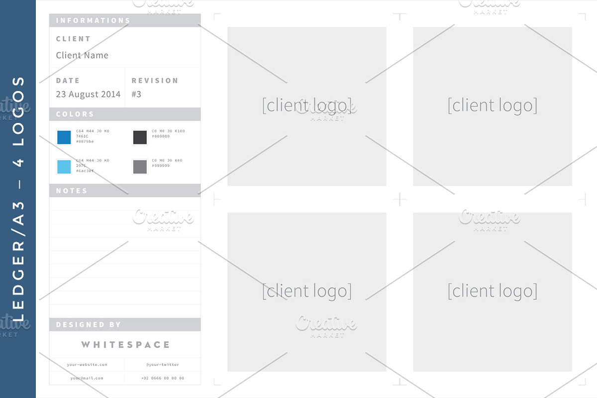 Logo Presentation, a Stationery Template by Whitespace Design (Photo 2 of 4)
