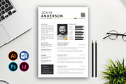 Resume/CV, a Resume Template by Abdul Studio (Thumbnail 1 of 5)