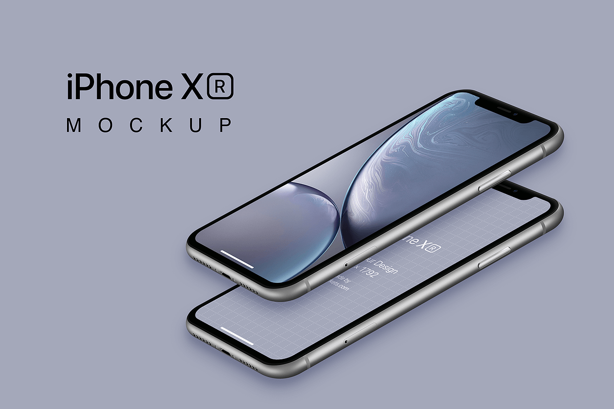 iPhone XS, XR Mockups PSD & Sketch, an iPhone Mockup by Ui Markets (Photo 27 of 27)