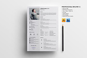 Professional resume bundle v1, a Resume Template by GraphicsEgg (Thumbnail 2 of 6)