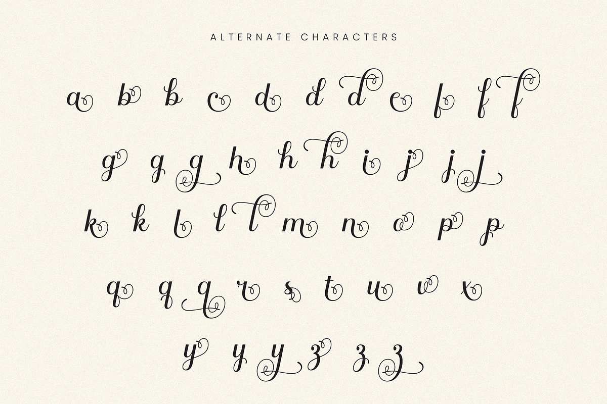 Ranzene - Elegant Script Font, a Script Font by Randi Irvan | Rvandtype (Photo 11 of 14)