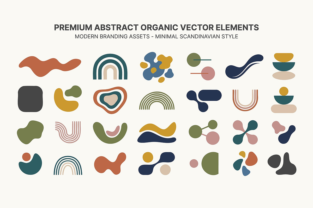 Abstract Vector Elements Shapes, an Object Graphic by zahidhossainalif (Photo 1 of 5)