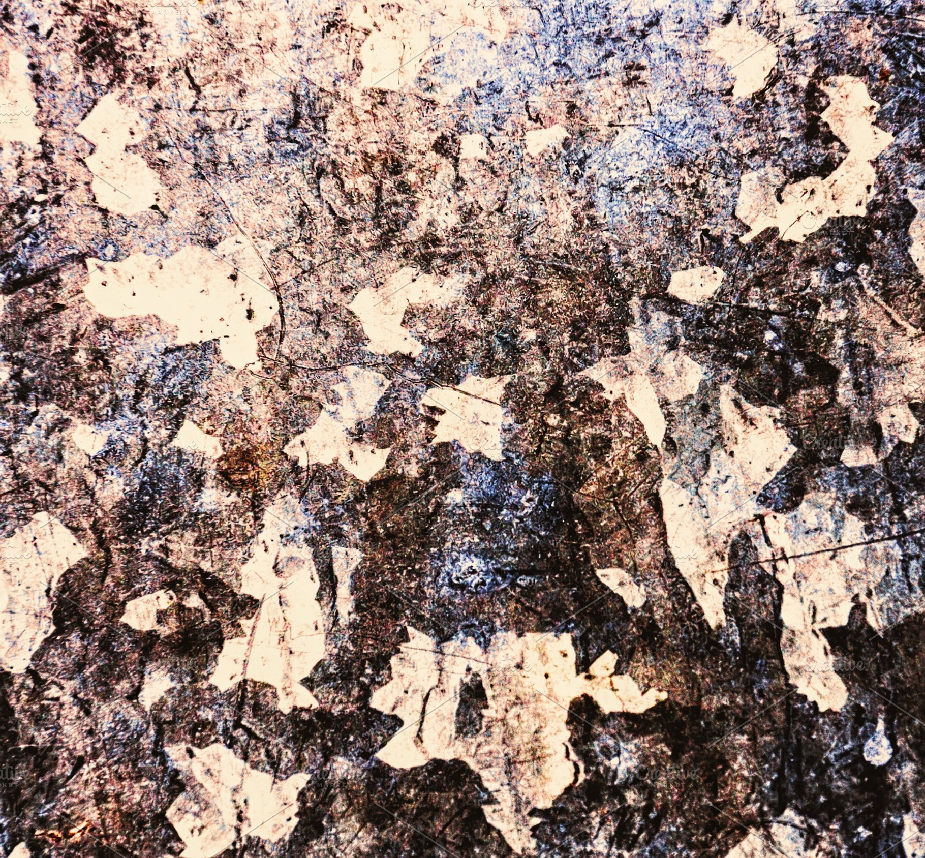 Distressed Metal Plate