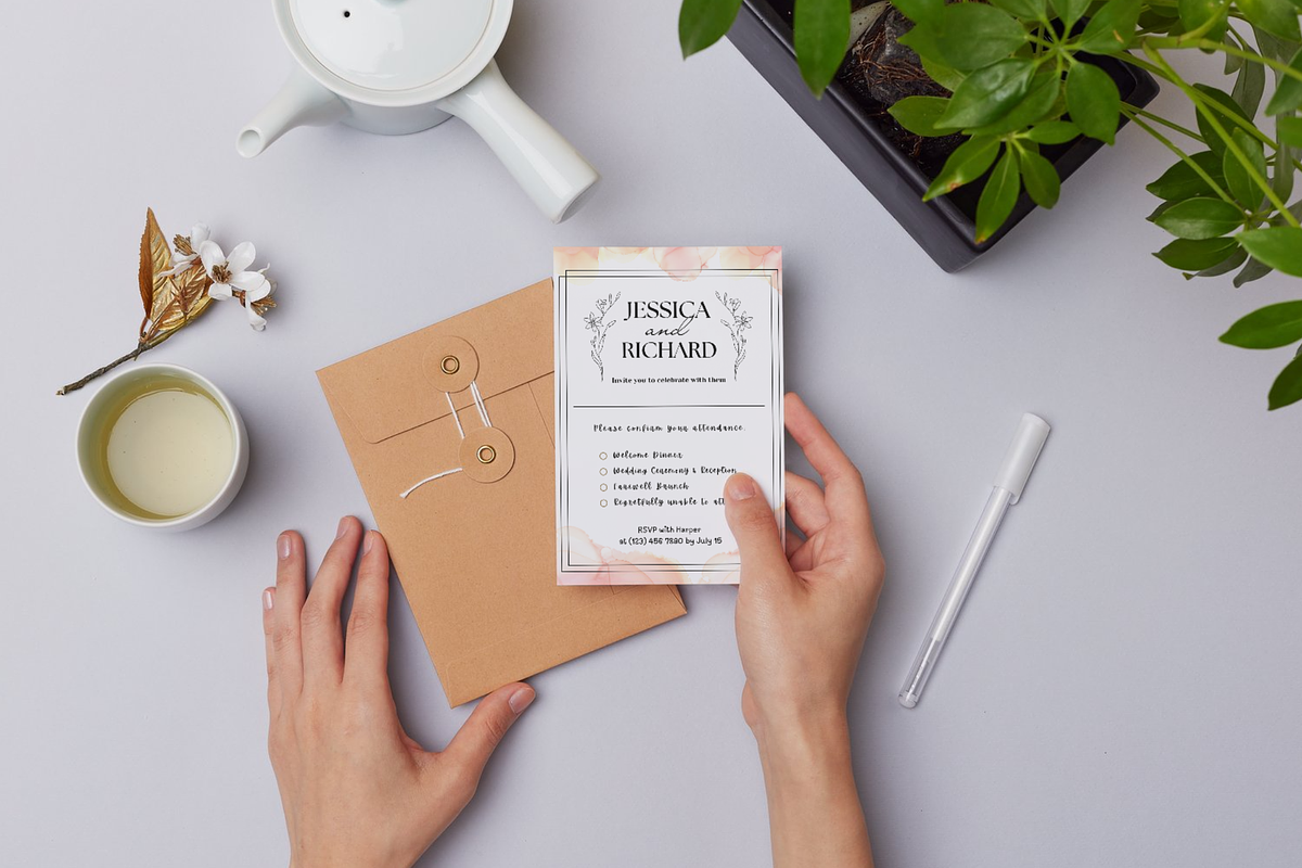 Elegance Wedding Suite Canva, an Invitation Template by WynterLife Studio (Photo 3 of 8)