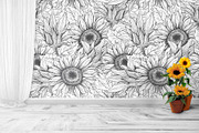 Sunflower Patterns Collection, a Pattern Graphic by ilonitta (Thumbnail 10 of 16)