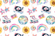 80th clipart and patterns, an Object Graphic by TheCuteShop (Thumbnail 5 of 7)