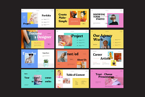 Trust Pastel Brand Google Slides