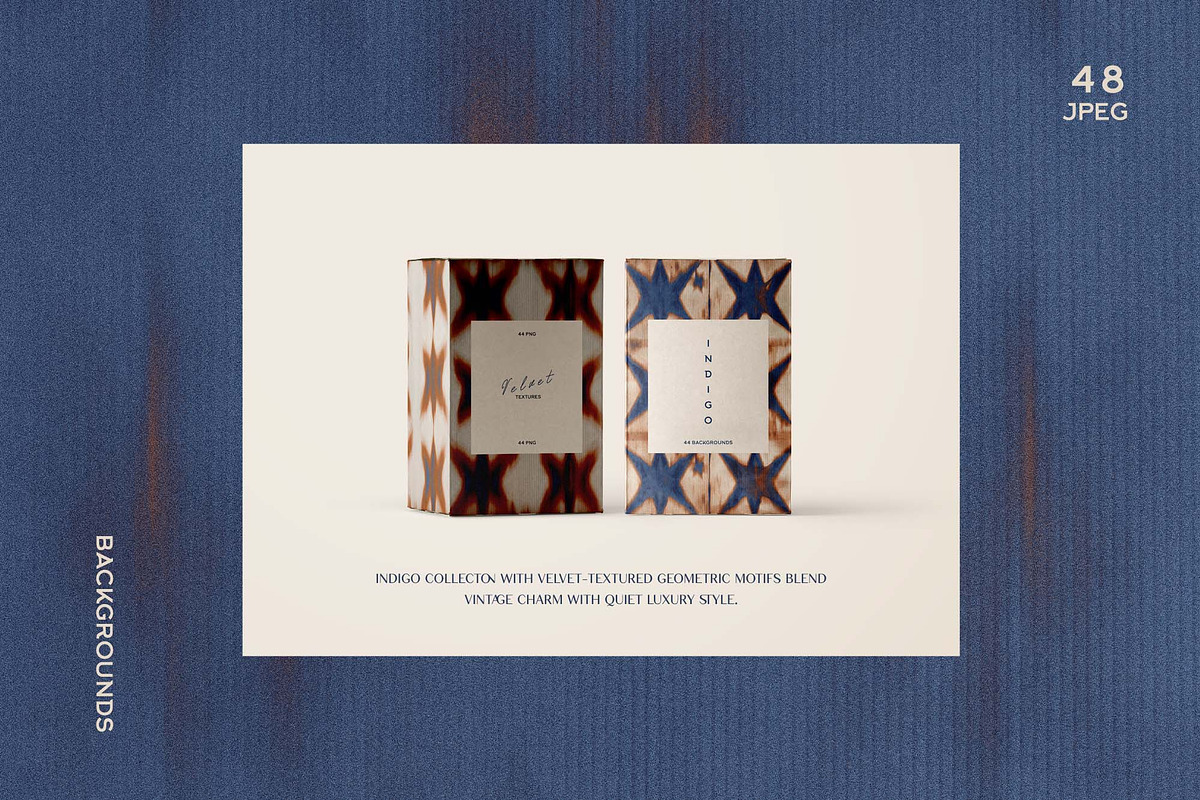 Indigo Velvet Textured Backgrounds, a Background Graphic by DigARTbyHavroshka (Photo 6 of 9)