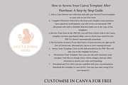 POSTPARTUM DOULA LOGOS TEMPLATES, a Branding & Logo Template by Daring Digies (Thumbnail 6 of 7)
