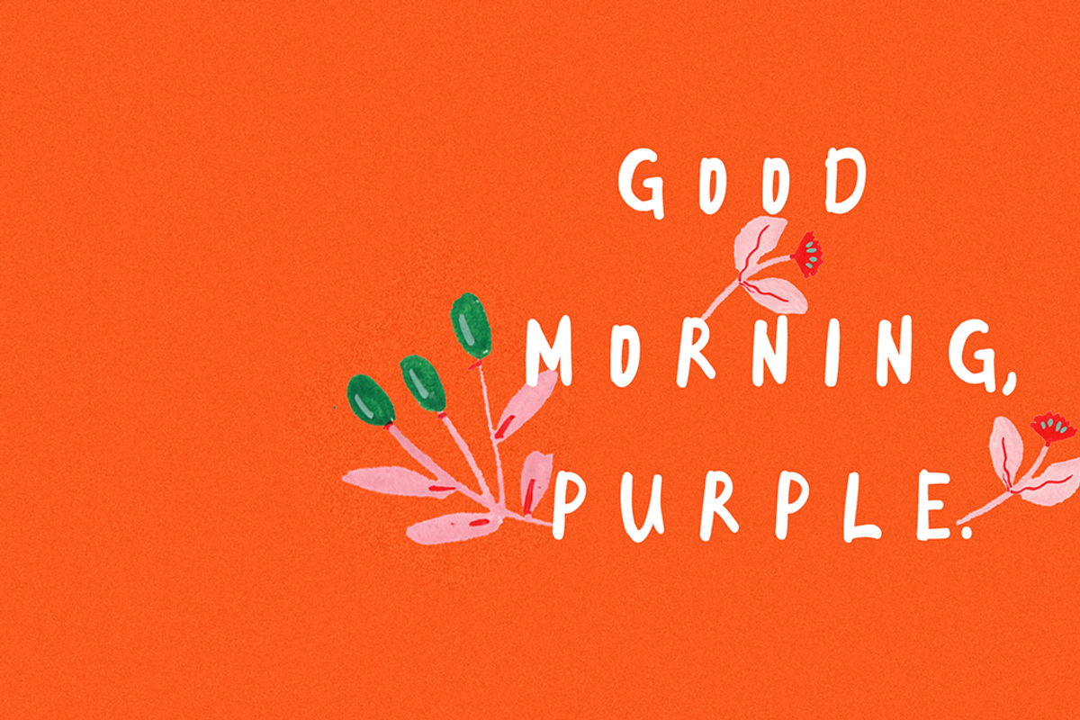 Good Morning Purple - Handwritten, a Handwritten Font by Noto Rupa (Photo 9 of 10)