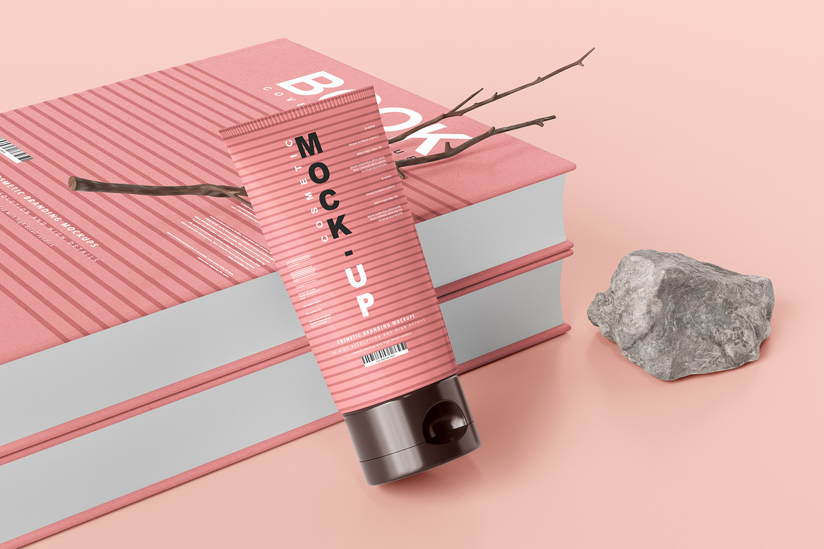 250+ Cosmetic Branding Mockup Bundle, a Cups & Container Mockup by pmvch (Photo 113 of 273)