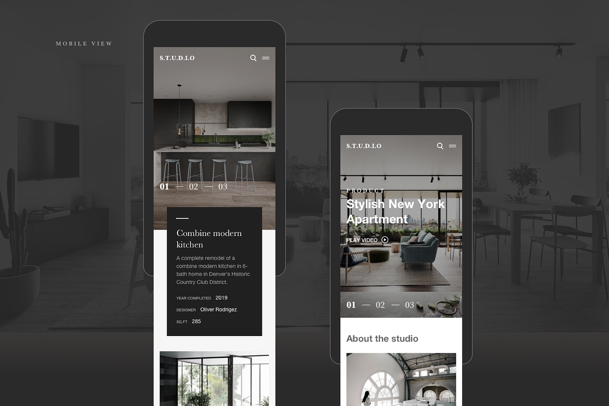 Interior & Architecture Web Template, a Landing Page Template by AE.design (Photo 4 of 7)