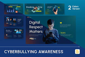 Cyberbullying Awareness Slides, a Presentation Template by Antstheme