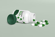 Pill Bottle mockup, a Product Mockup by xavier_studio (Thumbnail 5 of 5)