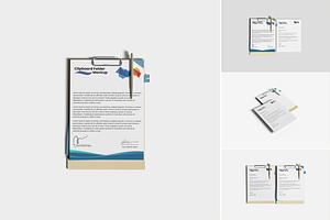 Clippboard Folder Mockup