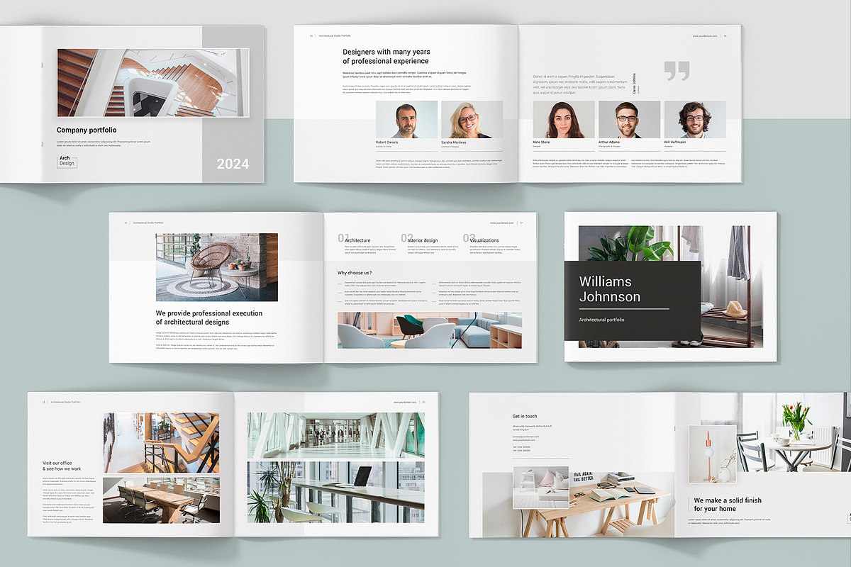 Architecture Portfolio Landscape, a Brochure Template by artbart (Photo 4 of 10)