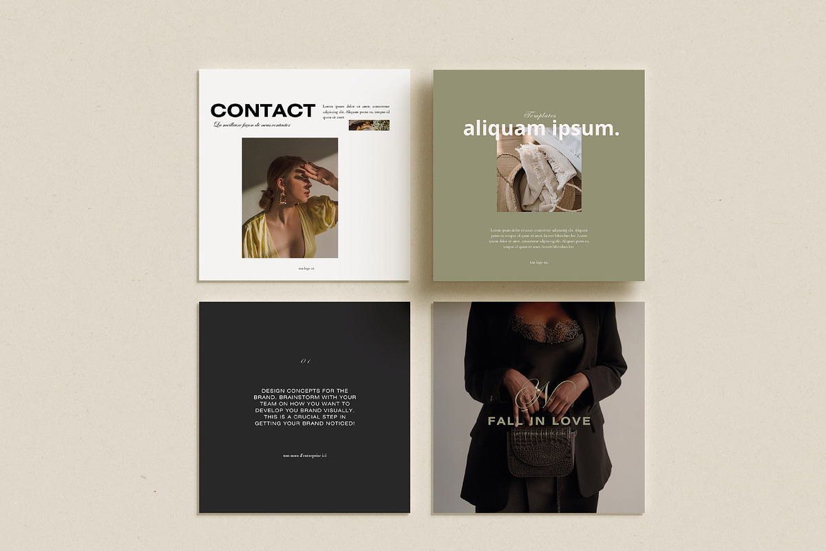 Fall In Love Social Media Templates, a Social Media Template by La P'tite Minimaliste (Photo 3 of 4)