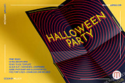 Circle ArtDeco Halloween Party Flyer, a Flyer Template by Millusti (Thumbnail 2 of 3)