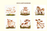 Whimsical Fantasy Boho Village Set, an Animal Illustration by The Best Digital Plaza (Thumbnail 3 of 5)