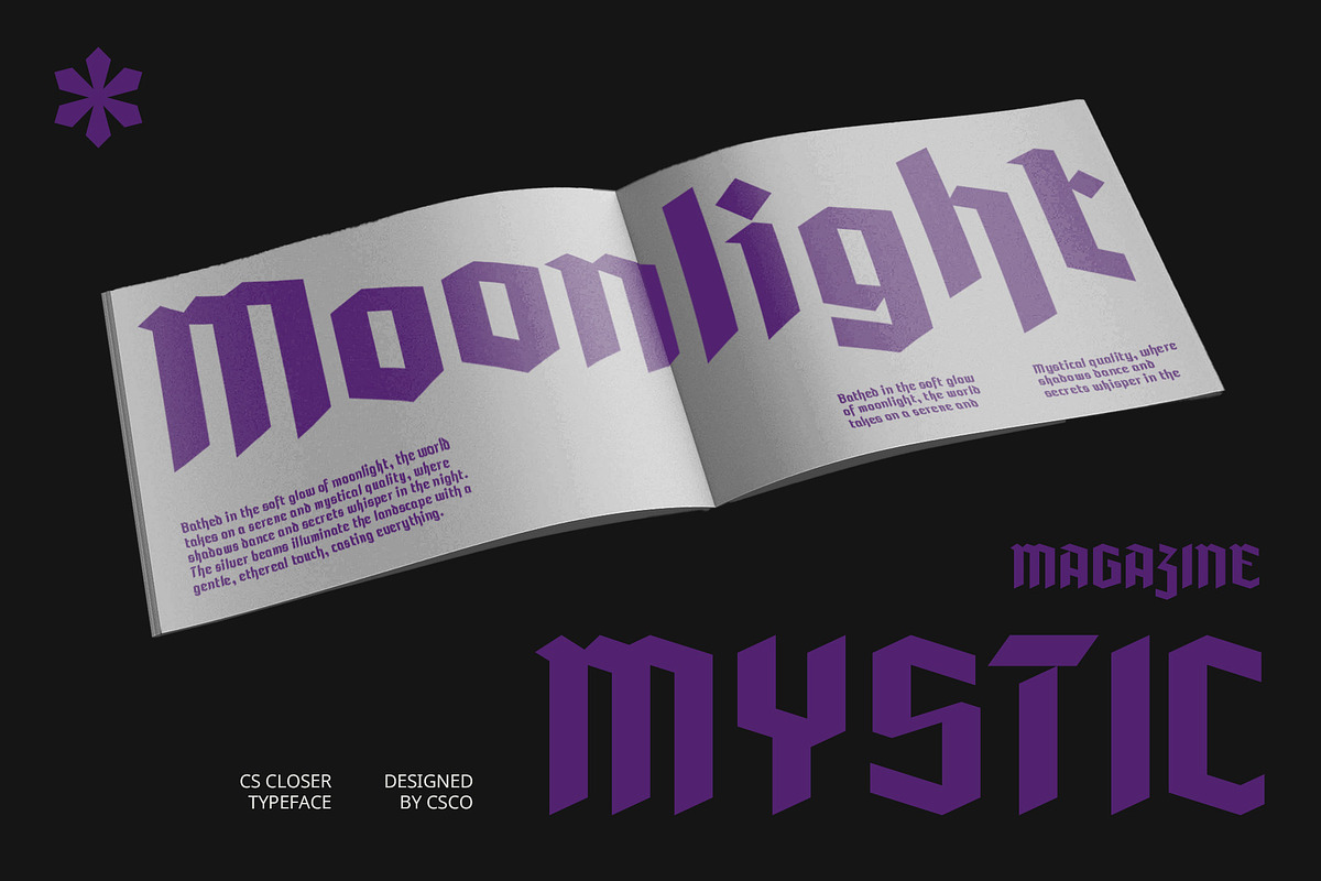 CS Closer – Gothic Font, a Sans Serif Font by Craft Supply Co. (Photo 5 of 8)