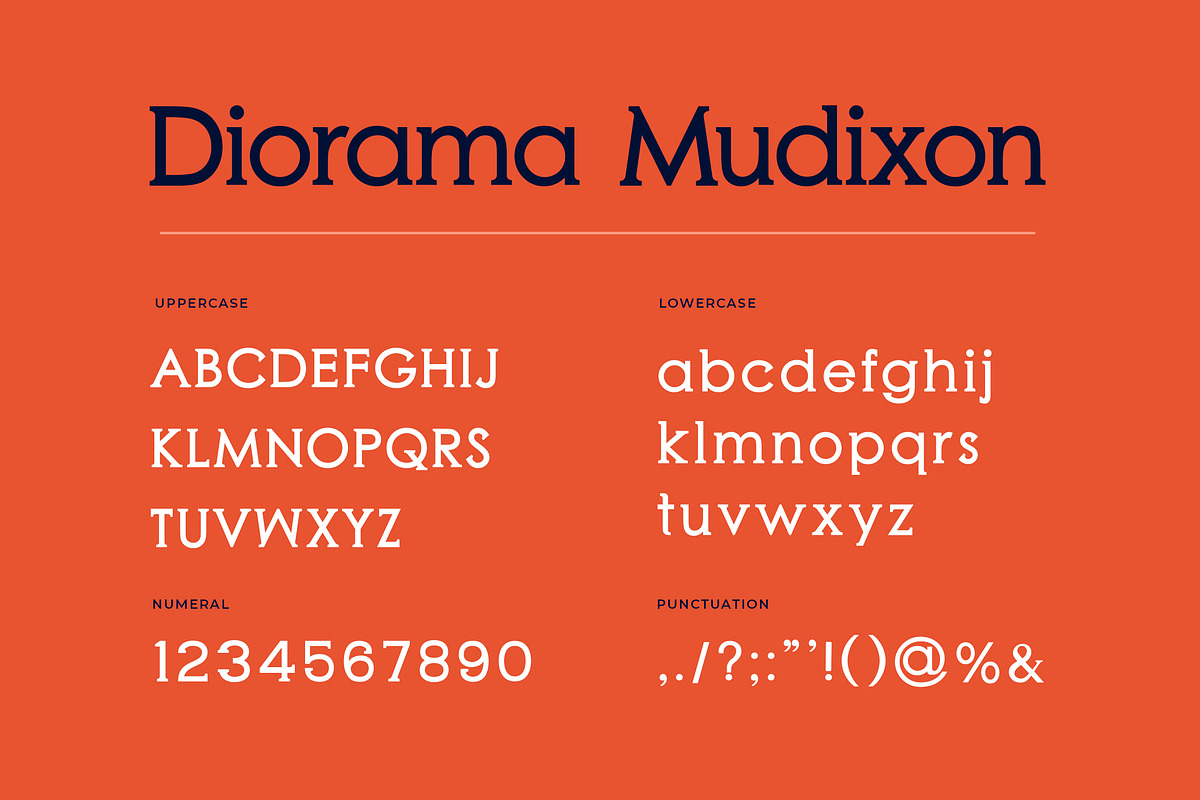 Diorama Mudixon Modern Serif Font, a Serif Font by UICreative (Photo 2 of 5)