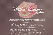 Butter Swany - Handwritten Font, a Script Font by FHFont (Thumbnail 8 of 9)