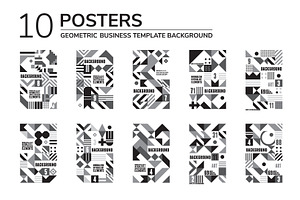 20 GEOMETRIC POSTERS & 70 SHAPES