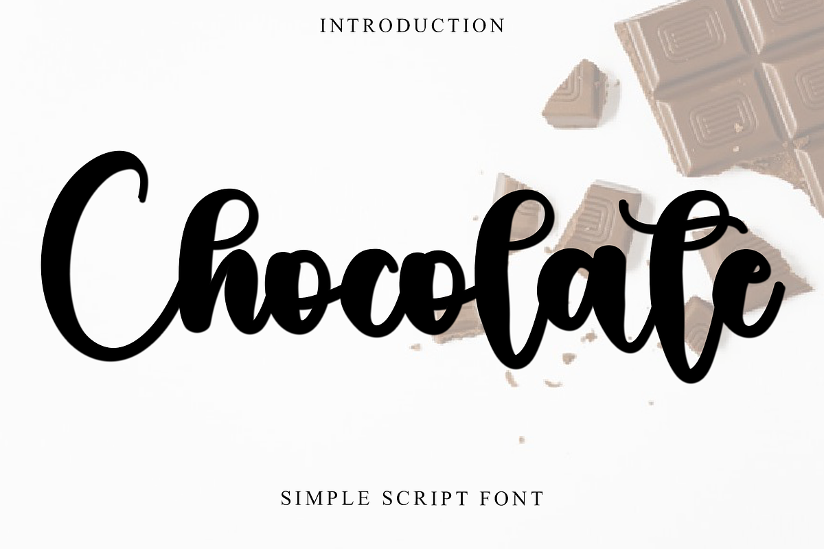Chocolate, a Handwritten Font by InermediaSTUDIO (Photo 1 of 8)