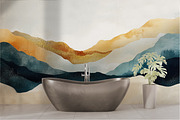 Abstract landscape oil painting art, a Decorative Illustration by fei long (Thumbnail 3 of 10)