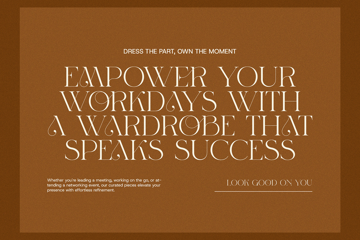 Morina Elegant Serif Font, a Serif Font by Perfectype (Photo 5 of 8)