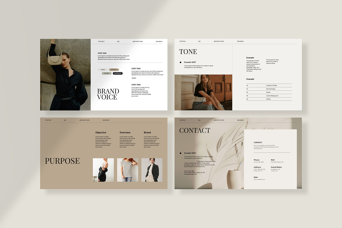 Brand Strategy PowerPoint Layout preview 7