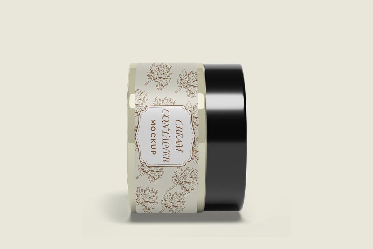 Cream Container Mockup, a Packaging Mockup by ulfatunnazira (Photo 7 of 9)