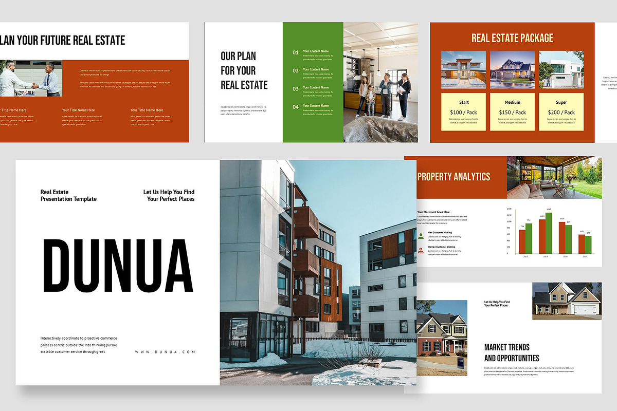 Dunua : Real Estate Powerpoint, a Presentation Template by Punkl Camp (Photo 1 of 9)