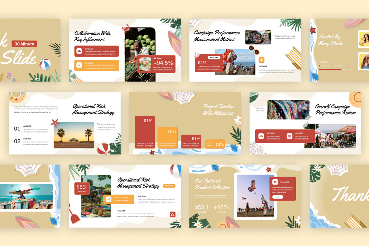 Hot Summer Sale Google Slides, a Presentation Template by Loin Studio (Photo 4 of 4)