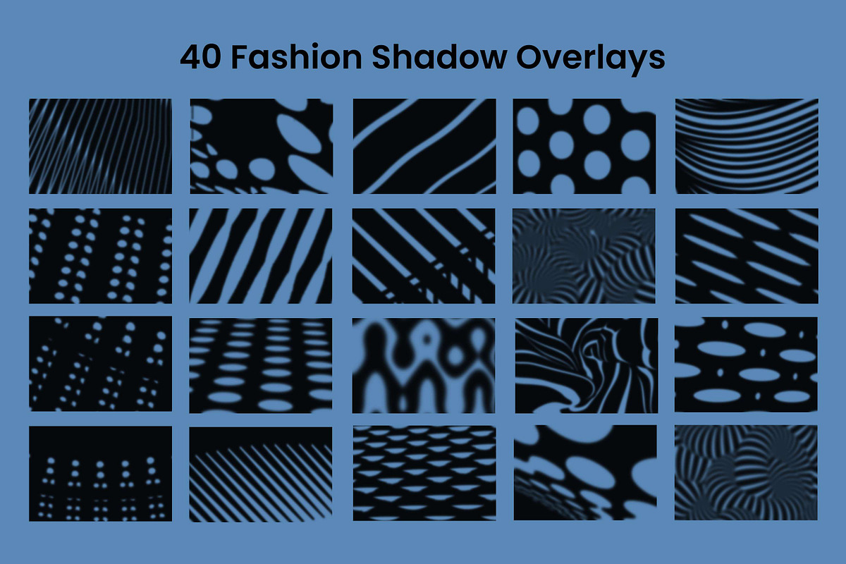 40 Fashion Shadow Overlays, a Pattern Graphic by 3Motional (Photo 9 of 10)