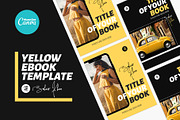 Canva Yellow Ebook Template, a Templates & Theme by ZohairKhanLtd (Thumbnail 1 of 6)