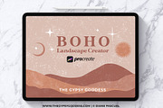 Procreate Boho Landscape Creator, a Shape Add-On by The Gypsy Goddess (Thumbnail 1 of 11)