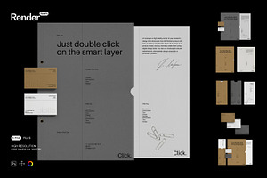 Brand Identity Mockup Set, a Product Mockup by Renderteam