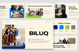Biluq : Creative Biz Powerpoint, a Presentation Template by Punkl Camp