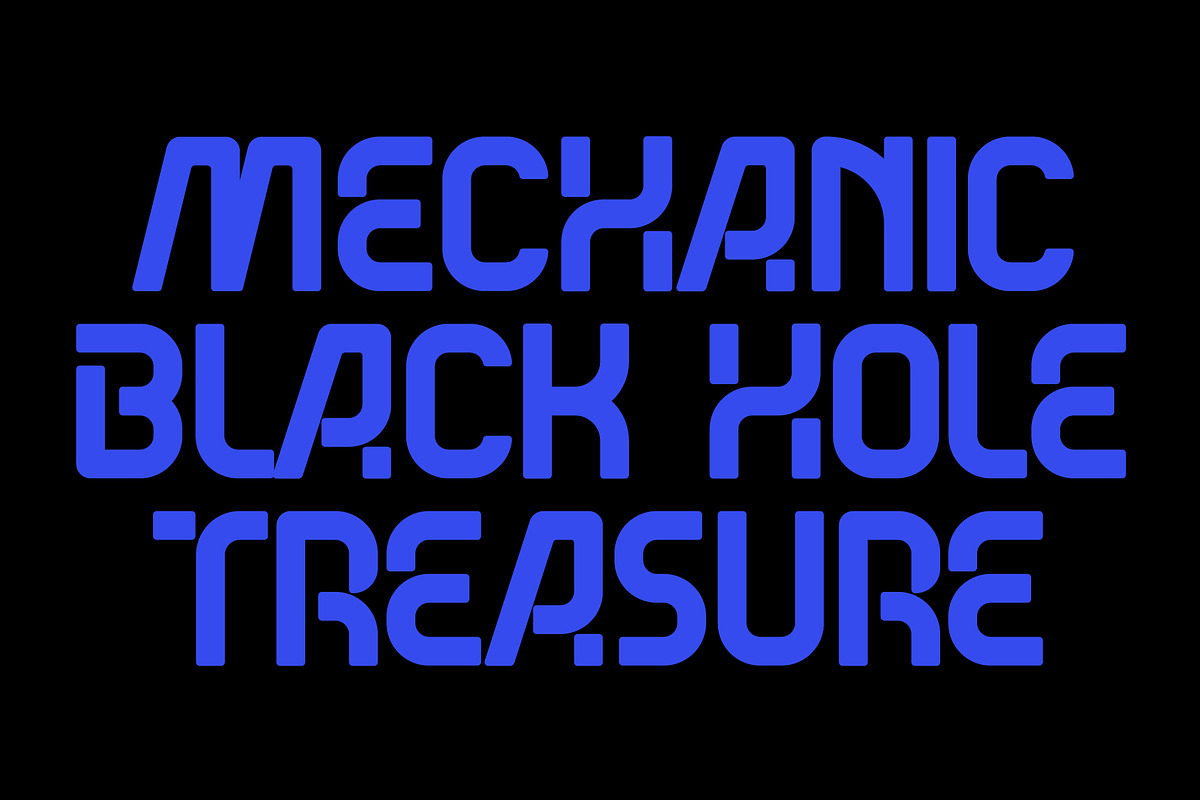 Steelcurve Futuristic Tech Font, a Sans Serif Font by Serbaneka Studio (Photo 8 of 9)