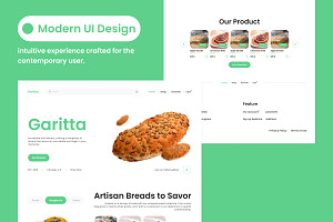 Garitta - Bakery Shop Landing Page