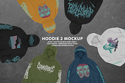 Realistic Hoodie 2 Mockup, a Hoody Mockup by Uncentrifuged Pressure (Thumbnail 1 of 7)