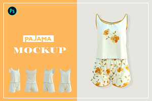 FEMALE PAJAMA MOCKUP