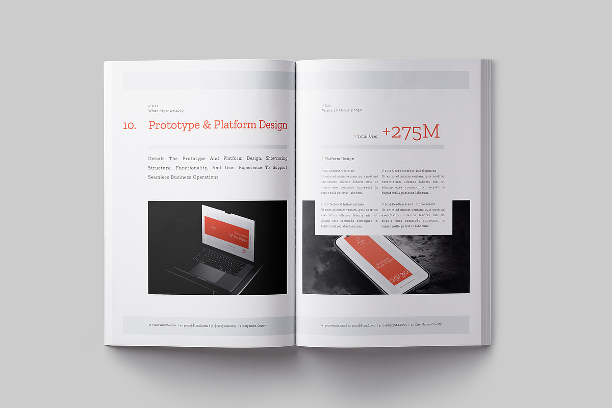 White Paper Template, a Brochure Template by Designsoul14 (Photo 10 of 13)