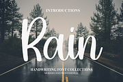 Rain | Script Font, a Script Font by Scratchones (Thumbnail 1 of 6)
