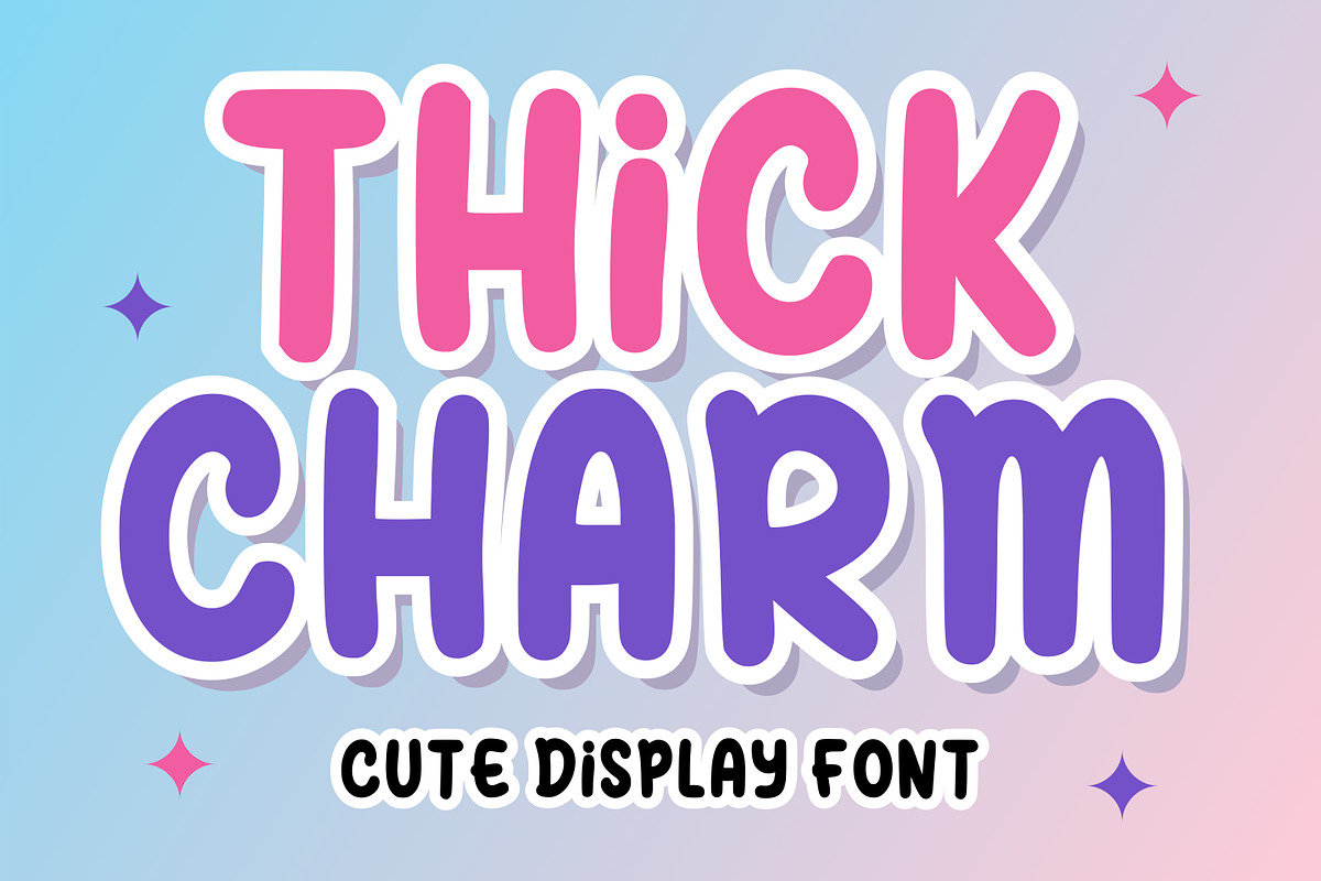 Thick Charm, a Sans Serif Font by Limited.studio (Photo 1 of 4)