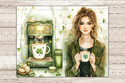 Lucky Junk Journal Pages, a Person Illustration by GlamArtZhanna (Thumbnail 9 of 10)