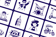 New York Vector Drawing Set, an Outline Icon by Vectors Market (Thumbnail 6 of 8)