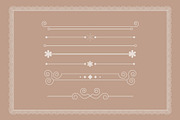 50 Floral Dividers Frames Set, a Decorative Illustration by Photoshop Action (Thumbnail 6 of 6)