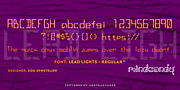 Lead Lights™, a Font by MINDCANDY (Thumbnail 1 of 4)